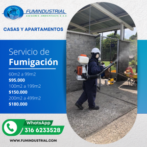 fumigación de plagas