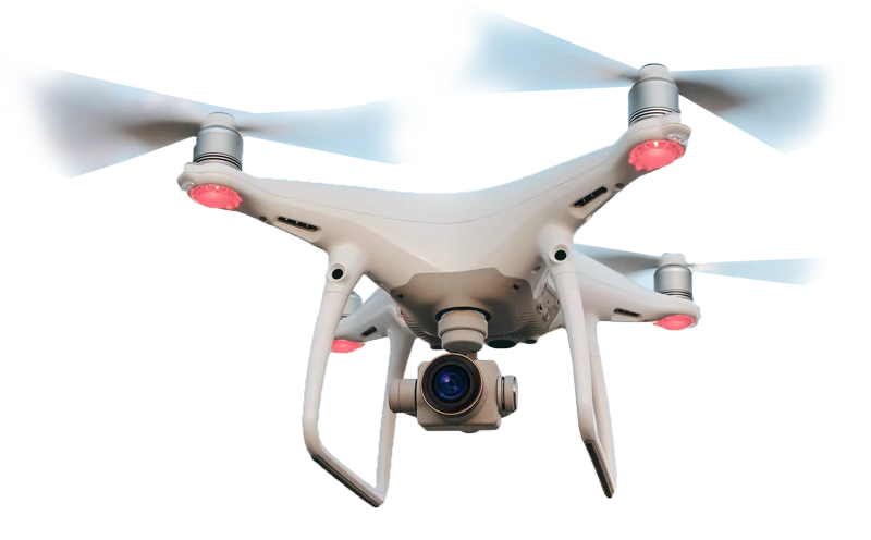 Estudio de techos con dron